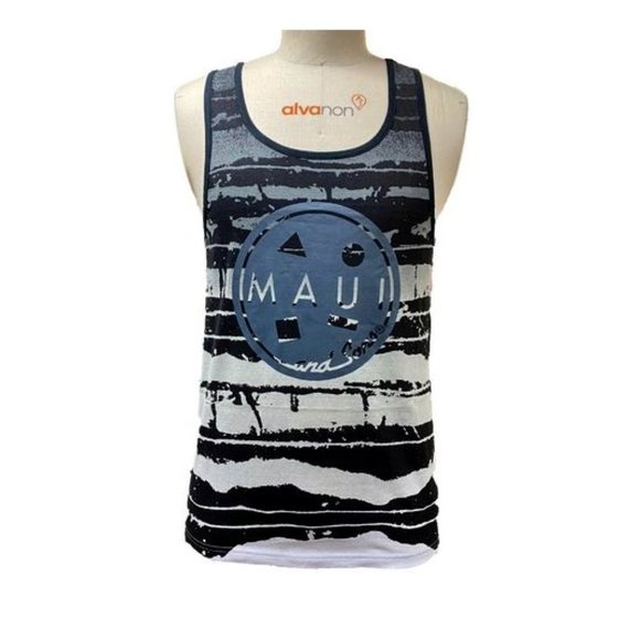 Men’s Summer Maui Tank Top Beach Boating Surf Camp - Picture 10 of 10